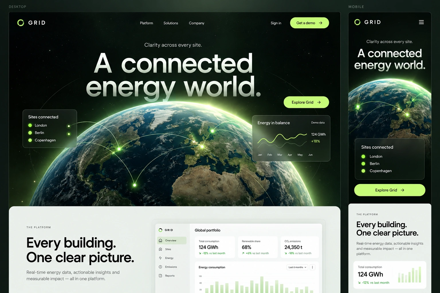 GRID — Energy Software, Desktop & Mobile