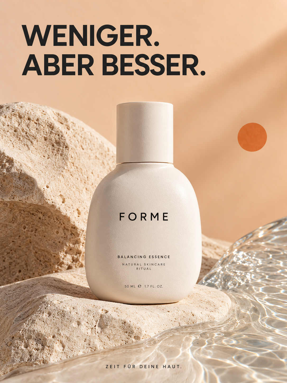 Pflege-Creative: FORME, Weniger. Aber besser.